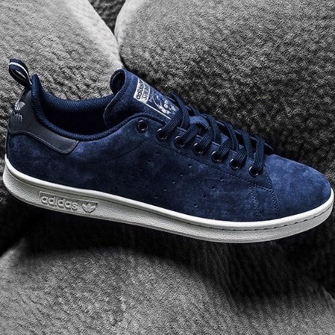 adidas stan smith suede blue