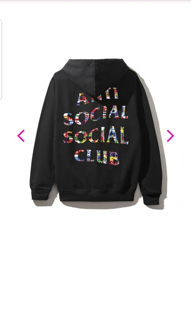 ANTI SOCIAL SOCIAL CLUB Flag フーディー パーカー フラッグ Checkered Flag Hoodie – AntiSocialSocialClub