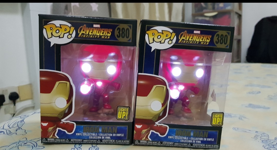 iron man light up pop vinyl
