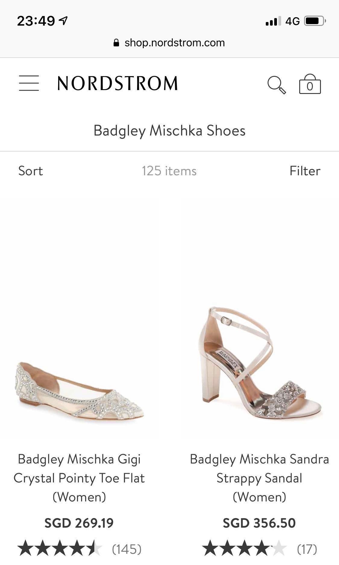Badgley mischka sandra strappy sandal on sale