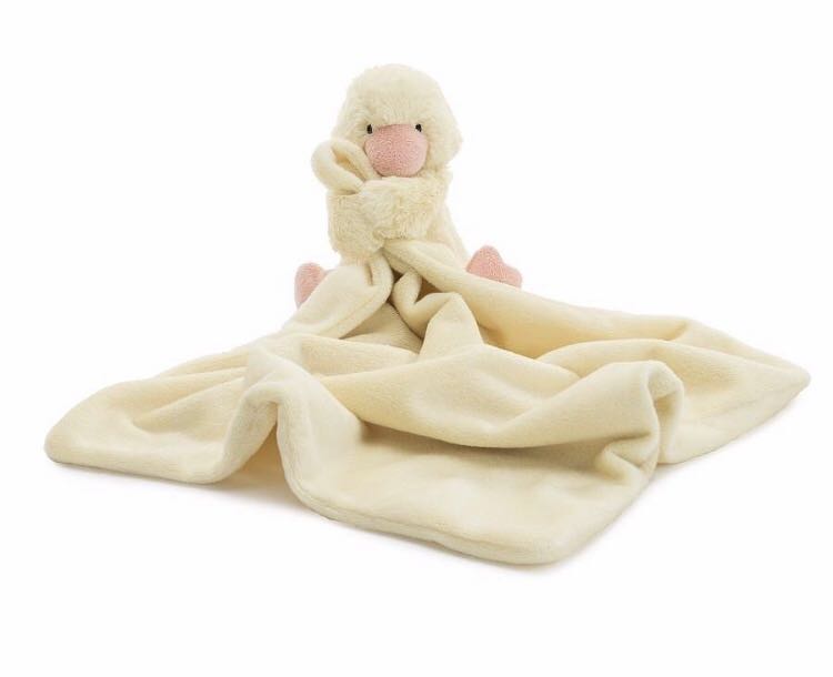 Jellycat 2025 duck soother