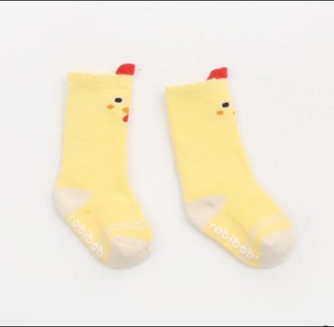 yellow toddler socks