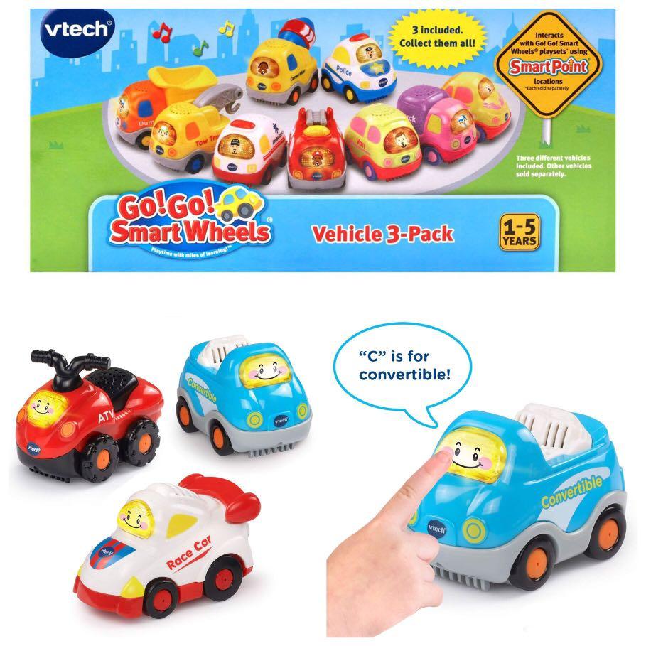 Vtech go go smart wheels hot sale 3 pack