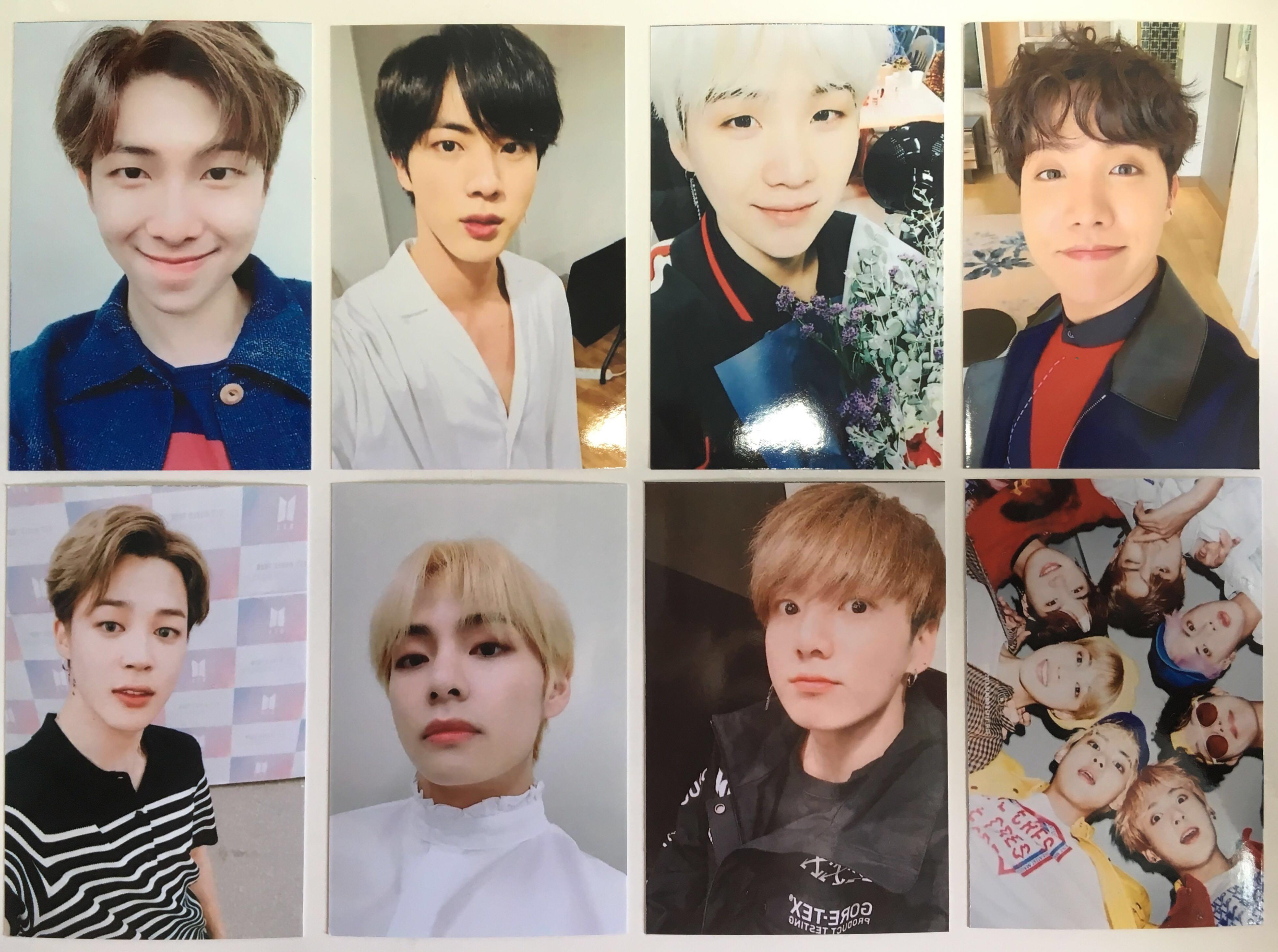 BTS Photocards w freebies, Entertainment, KWave on Carousell