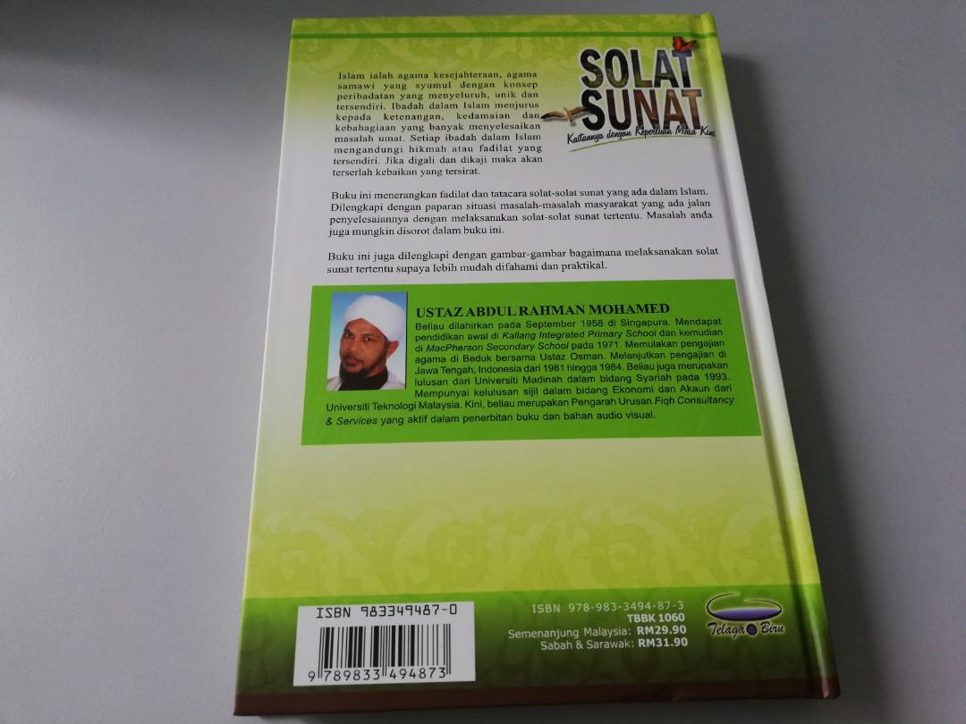 Buku Solat Sunat Kaitannya Dengan Masa Kini Hobbies And Toys Books