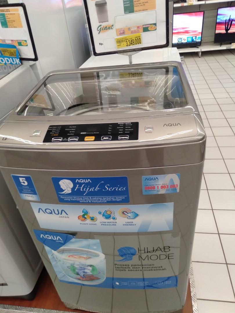 Cicilan Mesin Cuci Aqua 1 Tabung 9 5 Kg Cuma 3 Menit Proses Nya Elektronik Lainnya Di Carousell