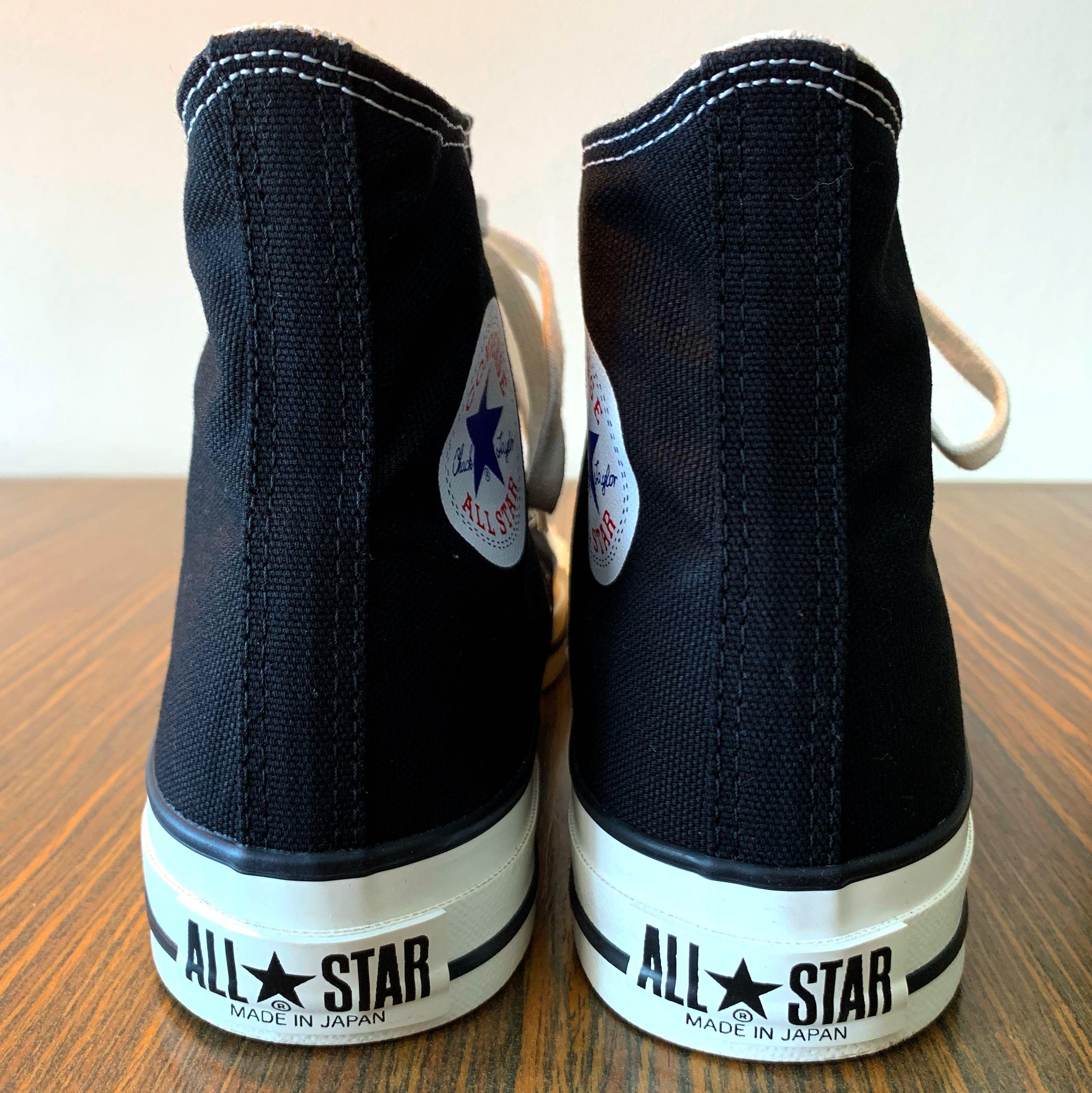 Converse Chuck Taylor All Star J Hi Black Size 7.5 Made in Japan, Men's ...