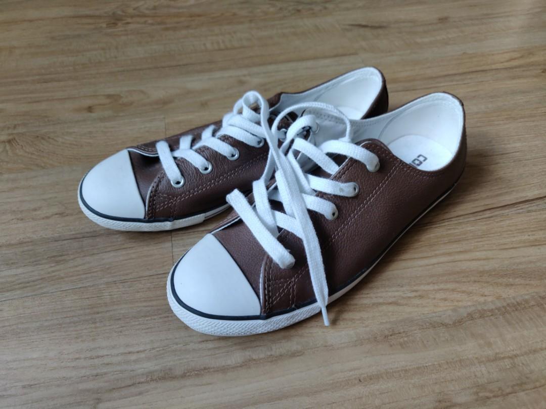 Converse Shoes Women's Leather Upper 