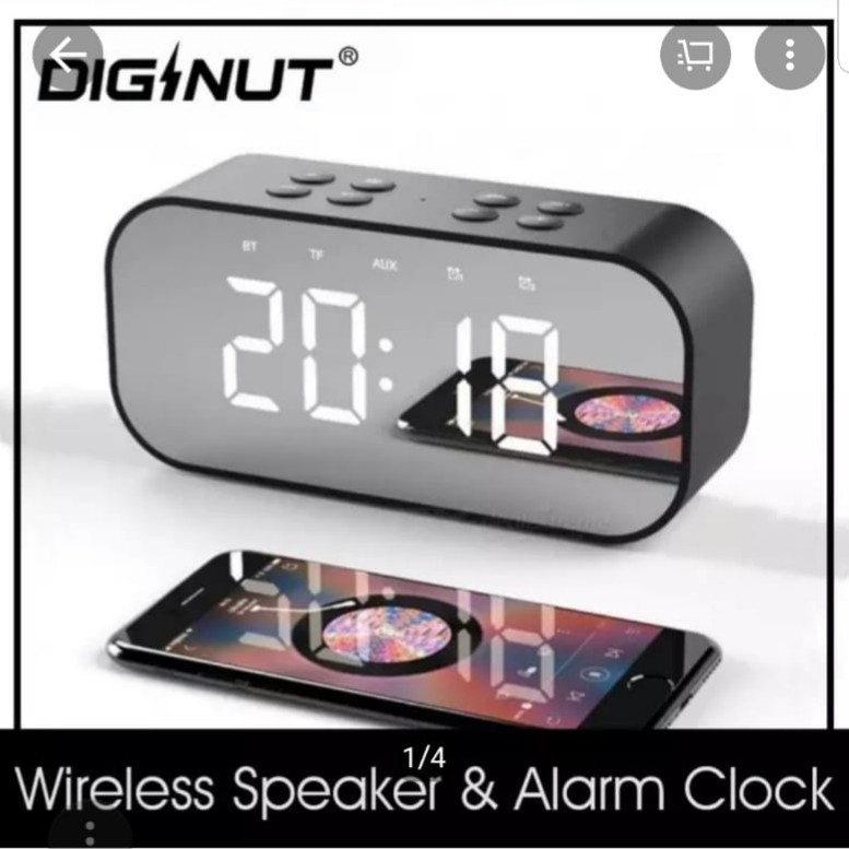 wireless speaker alarm clock