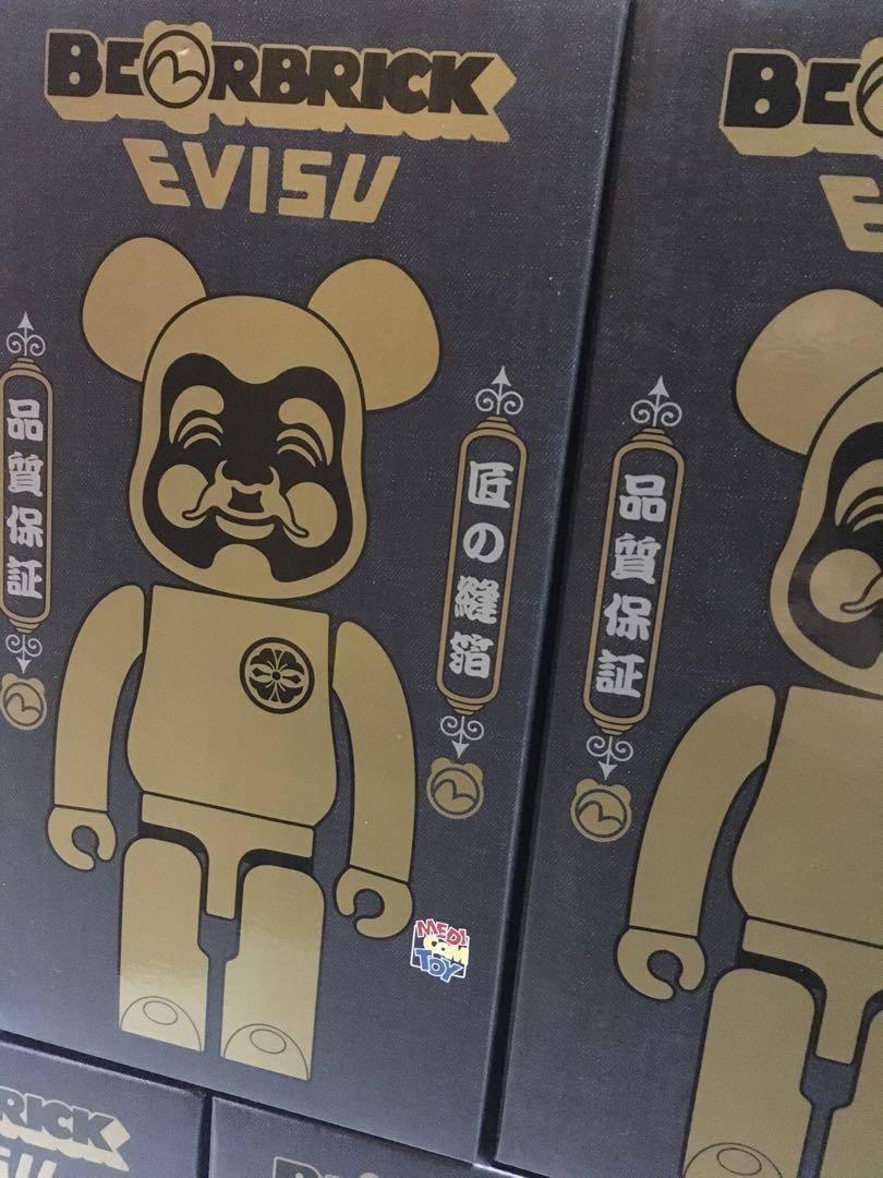Evisu Bearbrick 400% 現貨, 興趣及遊戲, 玩具& 遊戲類- Carousell