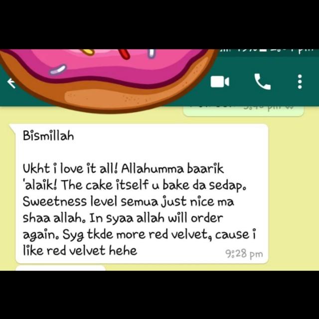 Feedback Cream Cheese Cake Kek Lapis Food Drinks Baked Goods On Carousell
