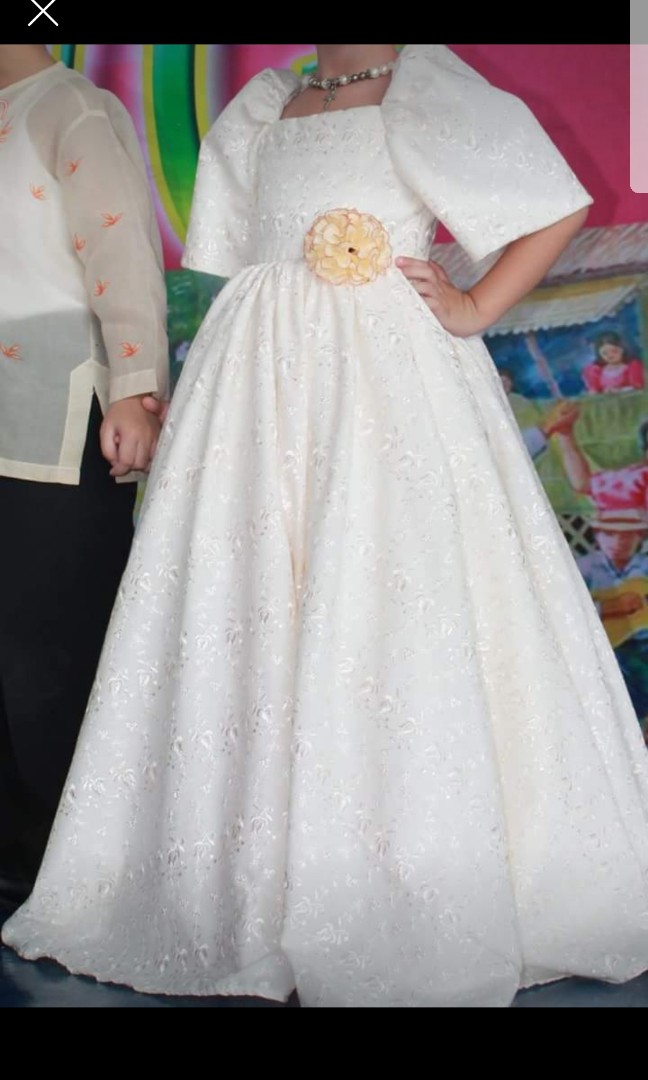 filipiniana dress for girls