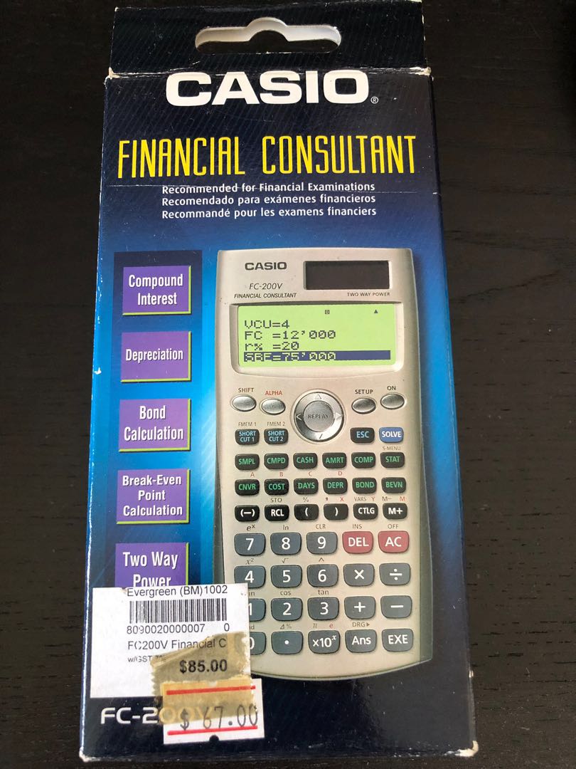 casio fc 200v price