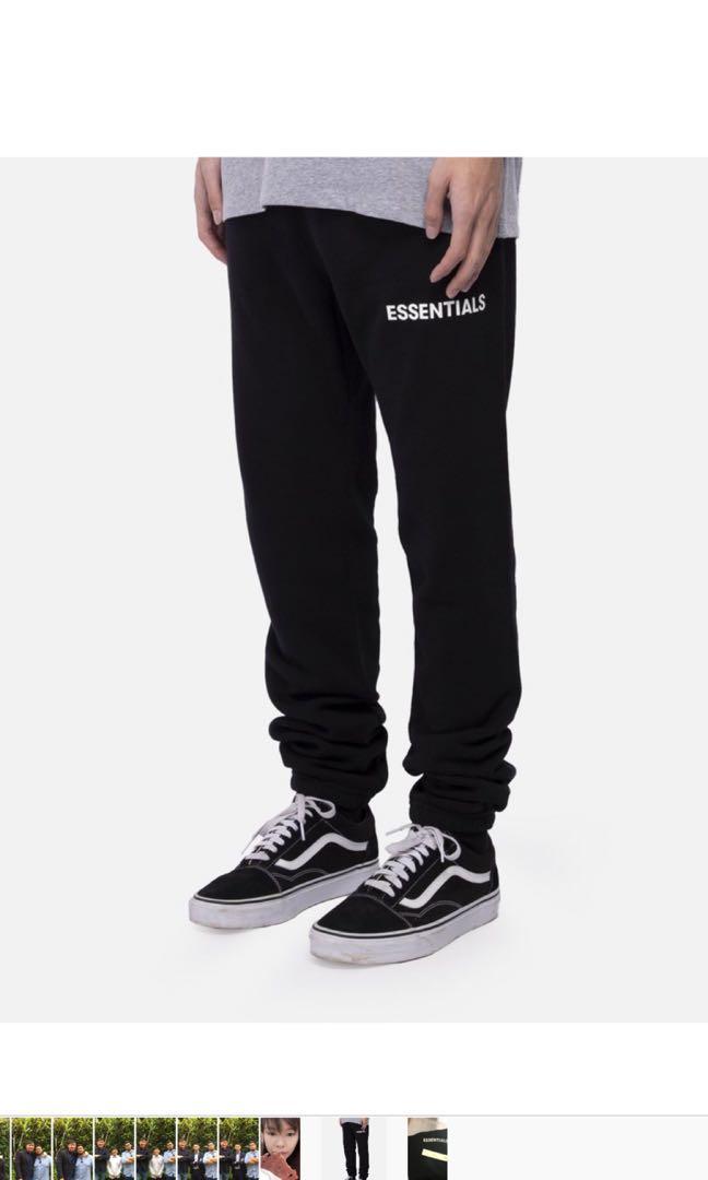 fog essentials sweatpants black