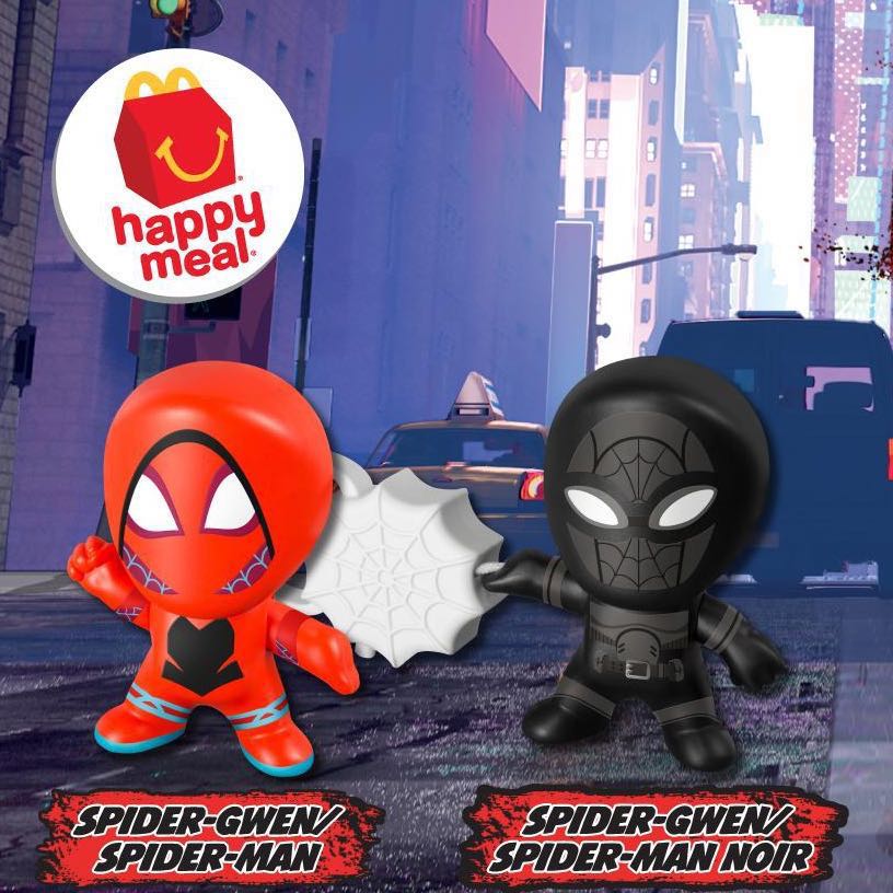 spiderman mcdonalds toys 2019