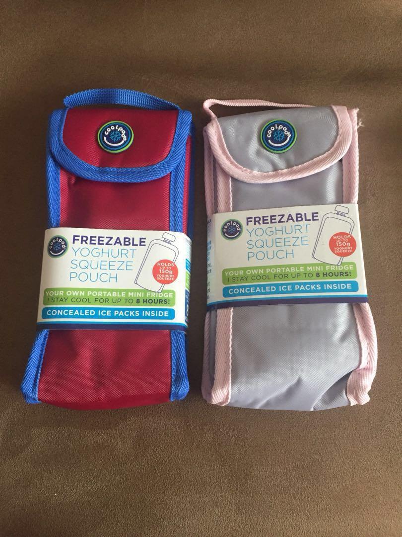 Freezable yoghurt squeeze pouch/bag, Babies & Kids, Nursing & Feeding
