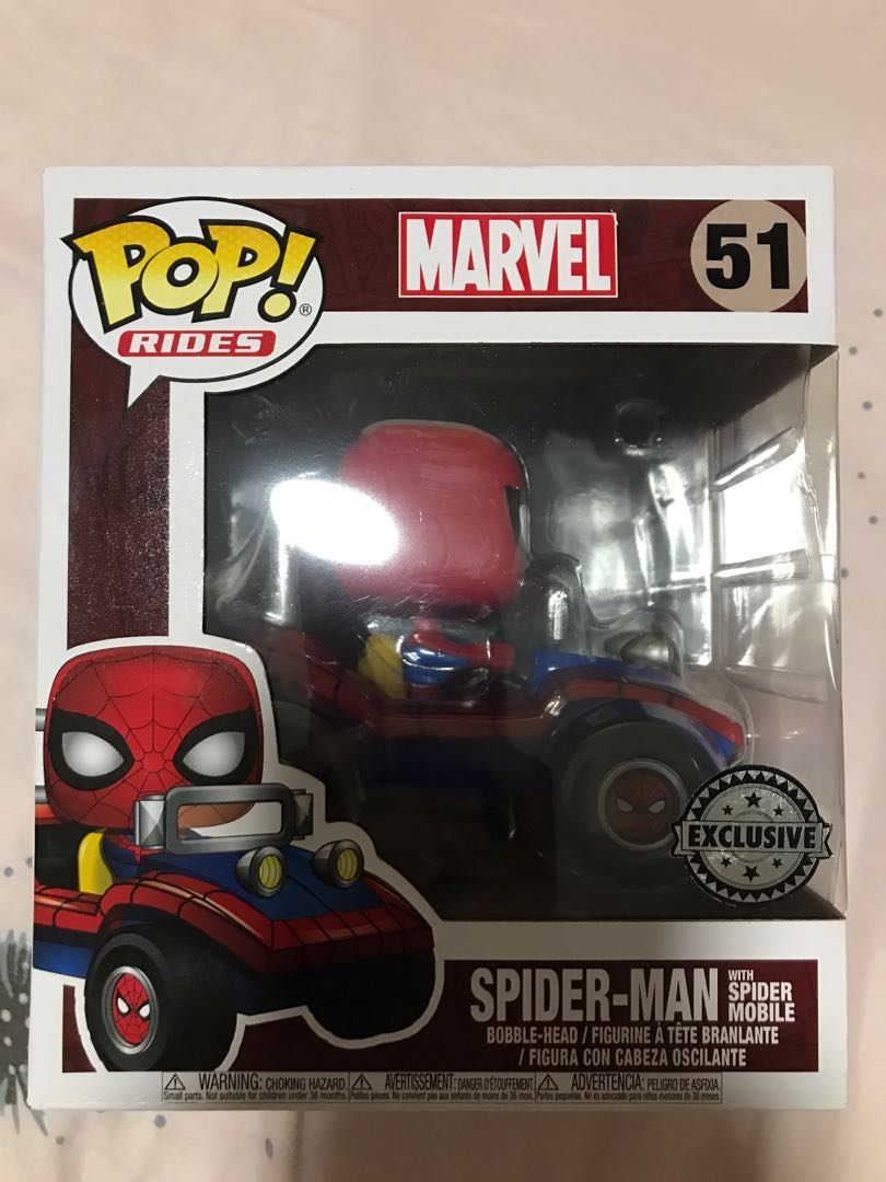 spiderman with spider mobile funko pop