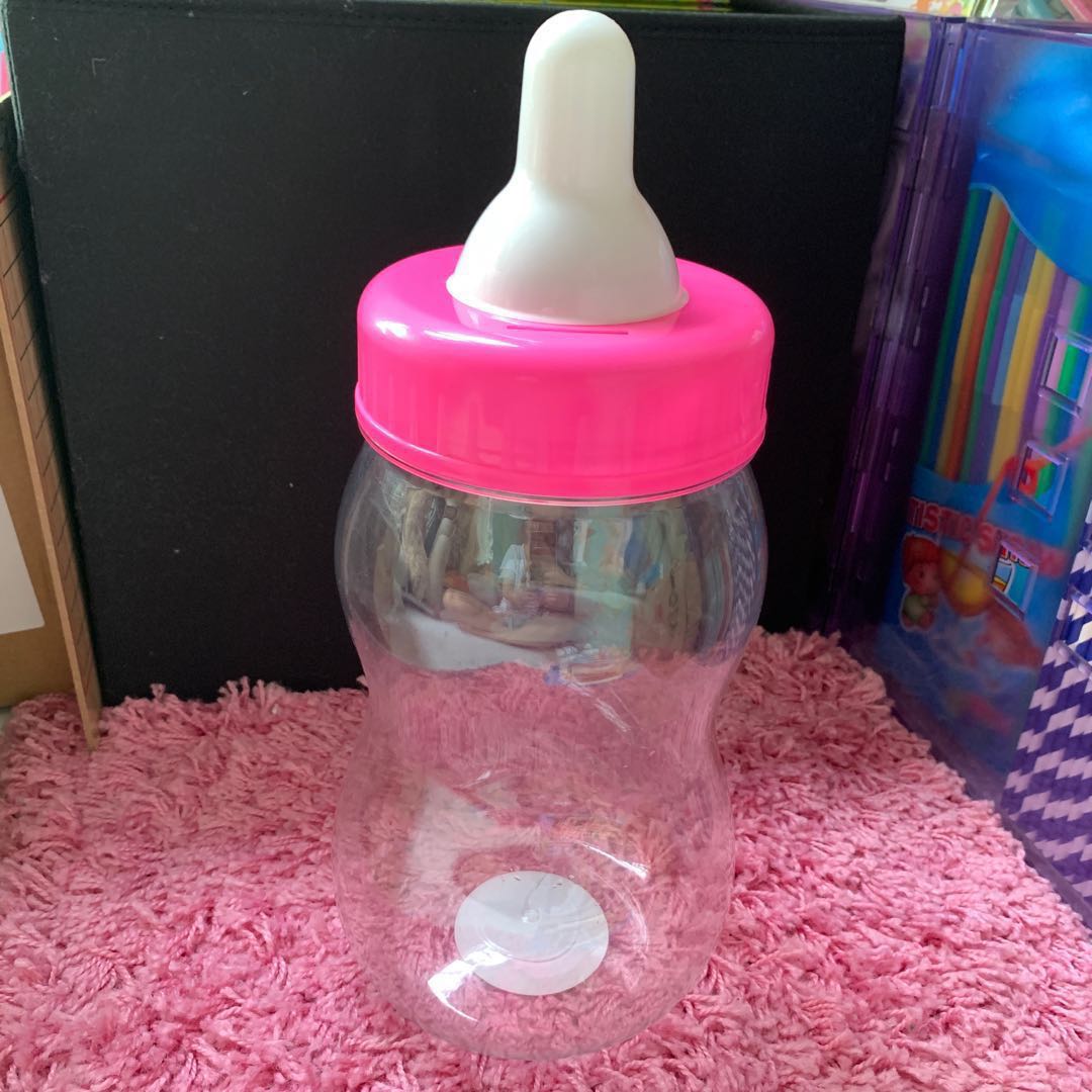big baby bottle coin bank