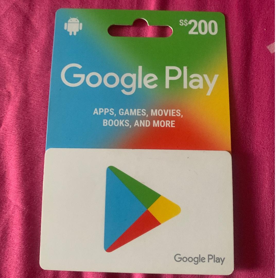 Google Play Gift Card 0 Tickets Vouchers Vouchers On Carousell