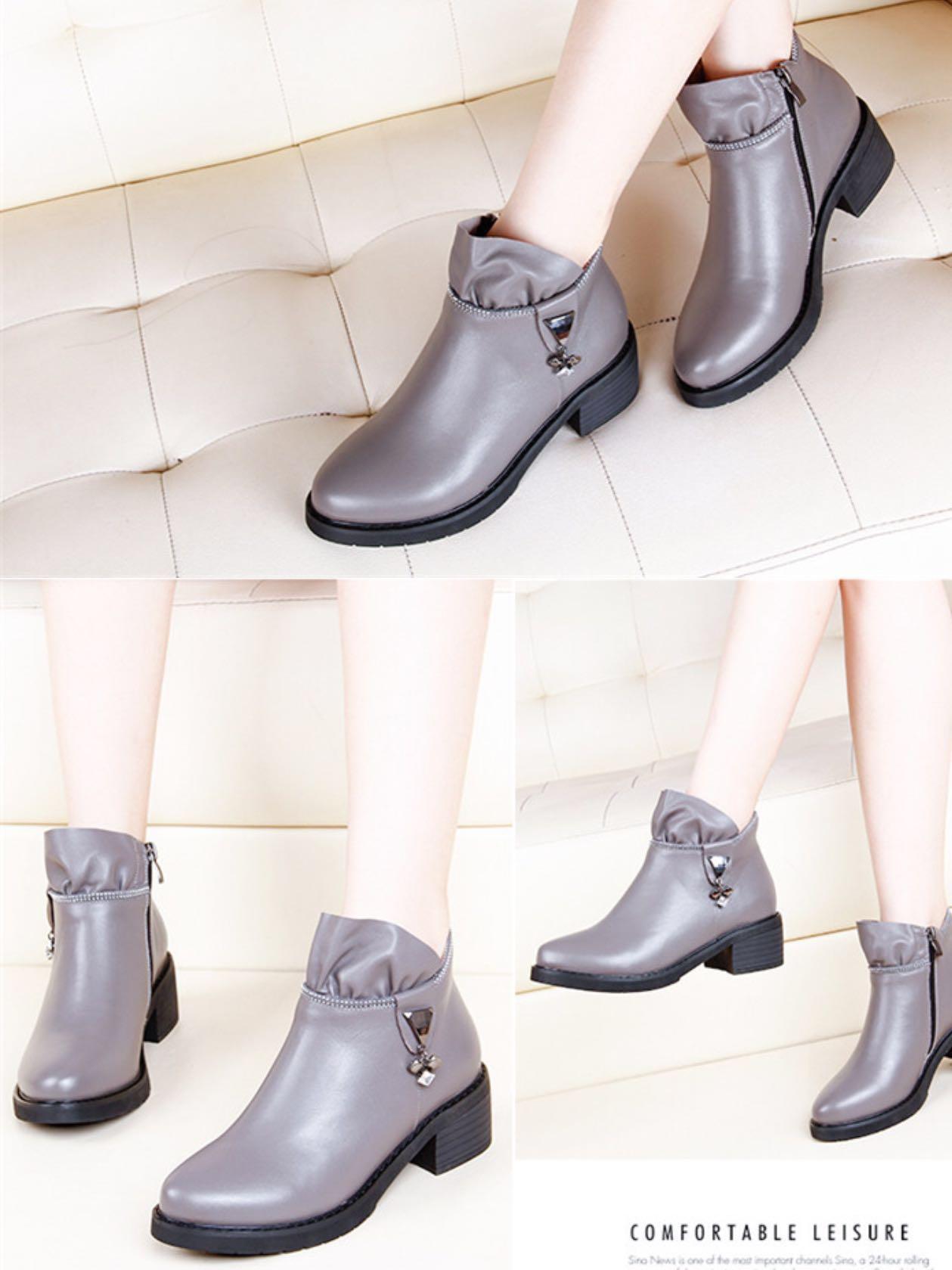 gray boots ladies