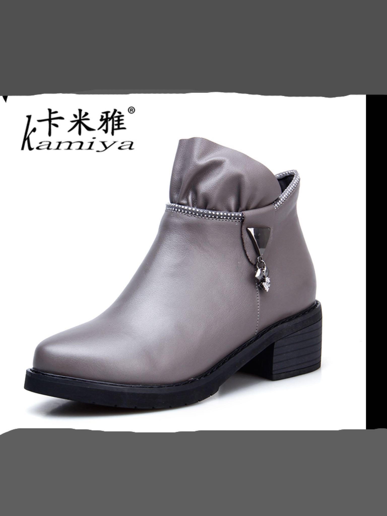 Gray Boots for ladies, Women's Fashion 