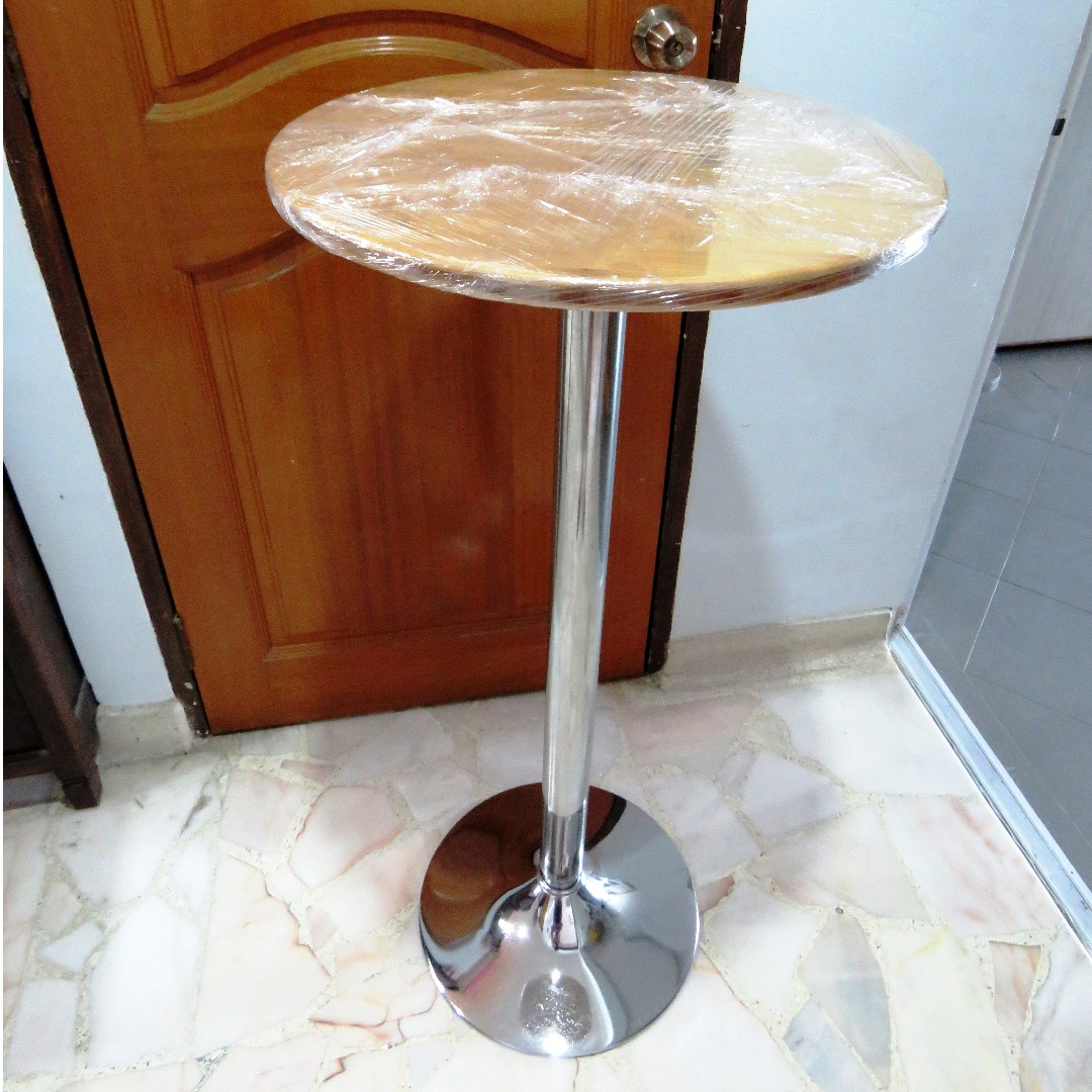 High Bar Round Bamboo Top Table Furniture Tables Chairs On
