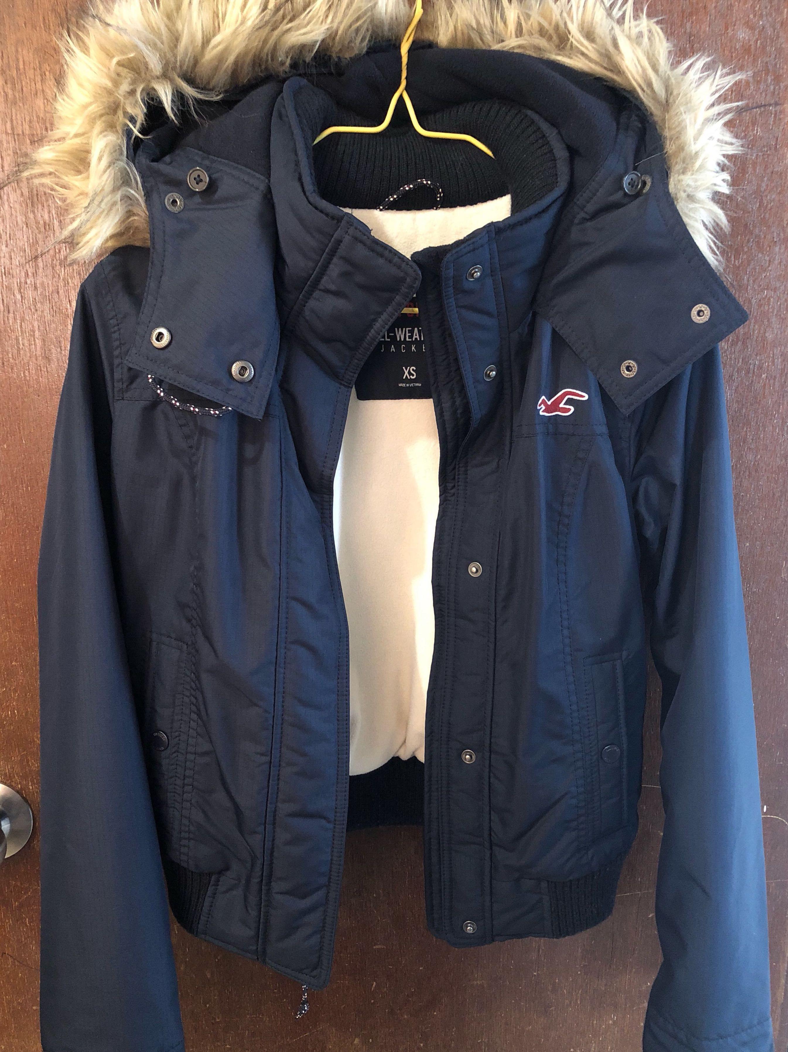 hollister all weather coat