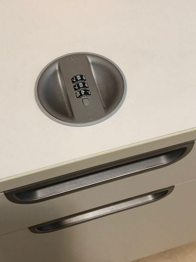 Ikea filing with number lock., 傢俬＆家居, 傢俬 Carousell