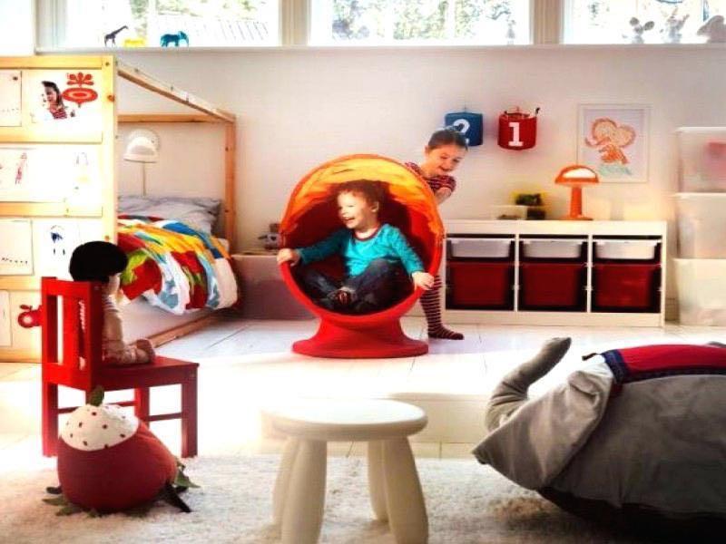 Ikea Kids Swivel Chair / Ikea Egg Chair (Orange), Babies & Kids, Infant