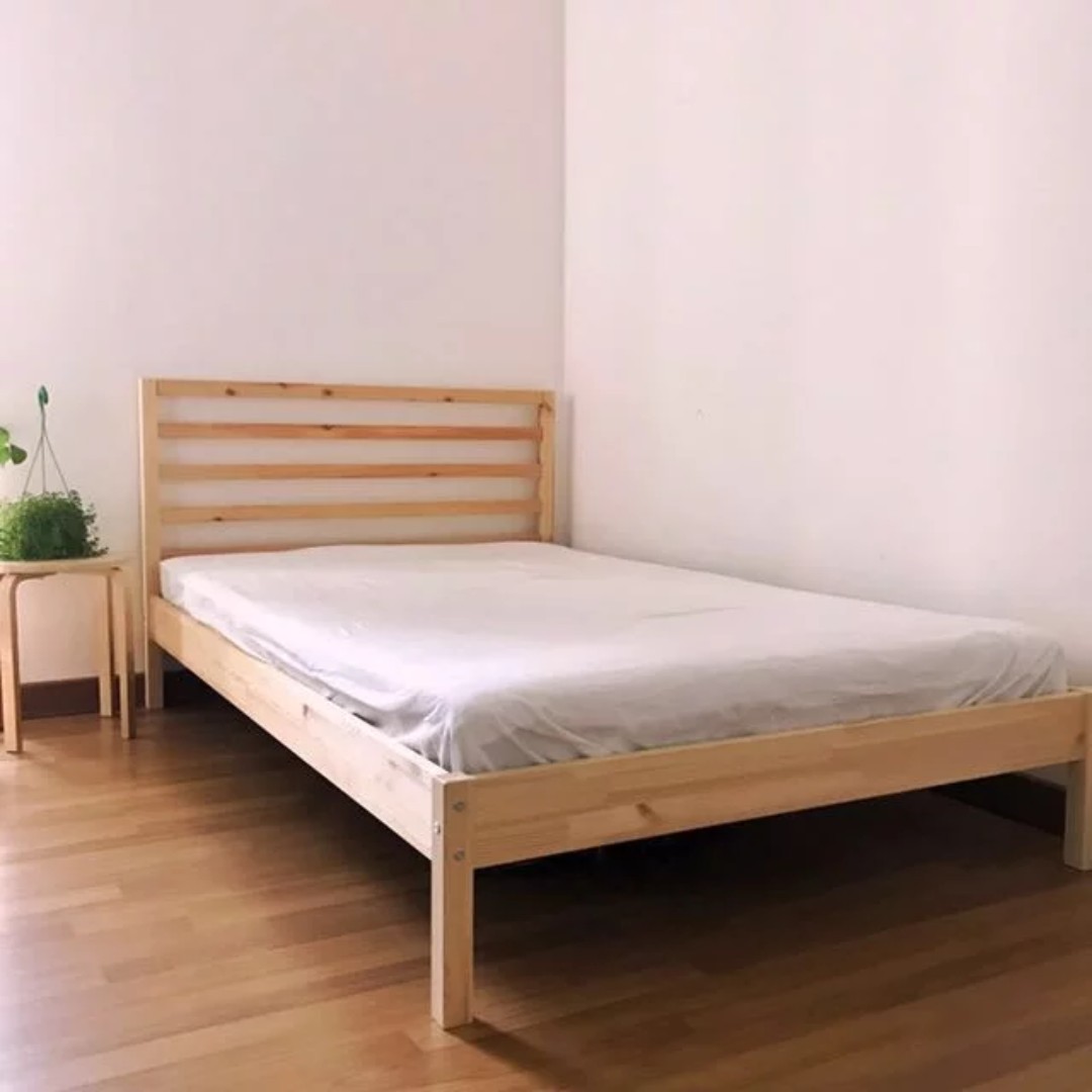 IKEA TARVA Super Single Bed Frame, Furniture, Beds & Mattresses on