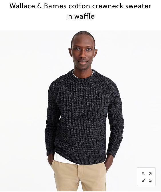 J Crew Wallace Barnes Cotton Crew Neck Sweater Rrl Men S