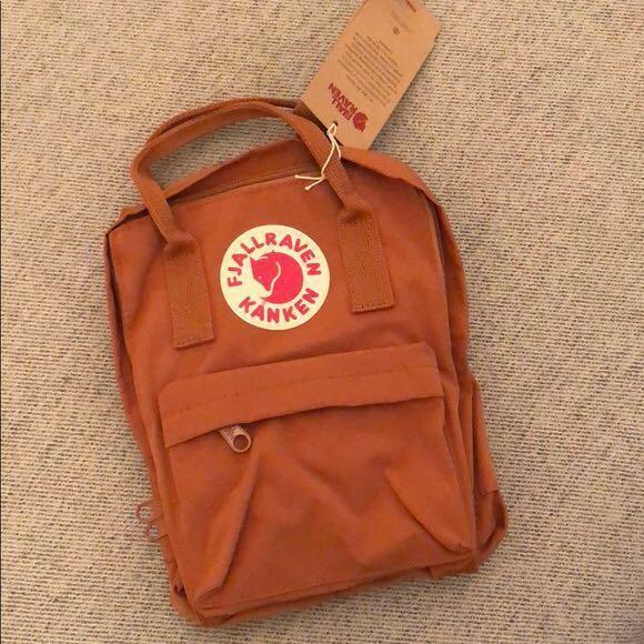 Kanken Bag Mini Burnt Orange Women s Fashion Bags Wallets