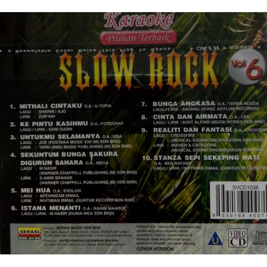 Karaoke Pilihan Terbaik Slow Rock Vol.6 VCD