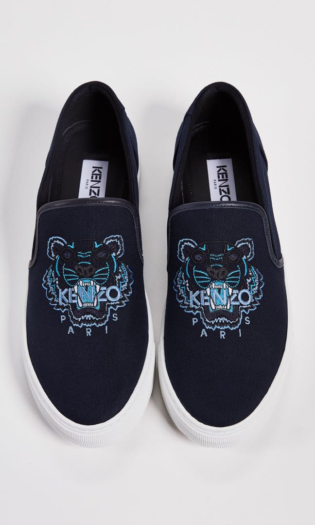 kenzo mens slip on shoes