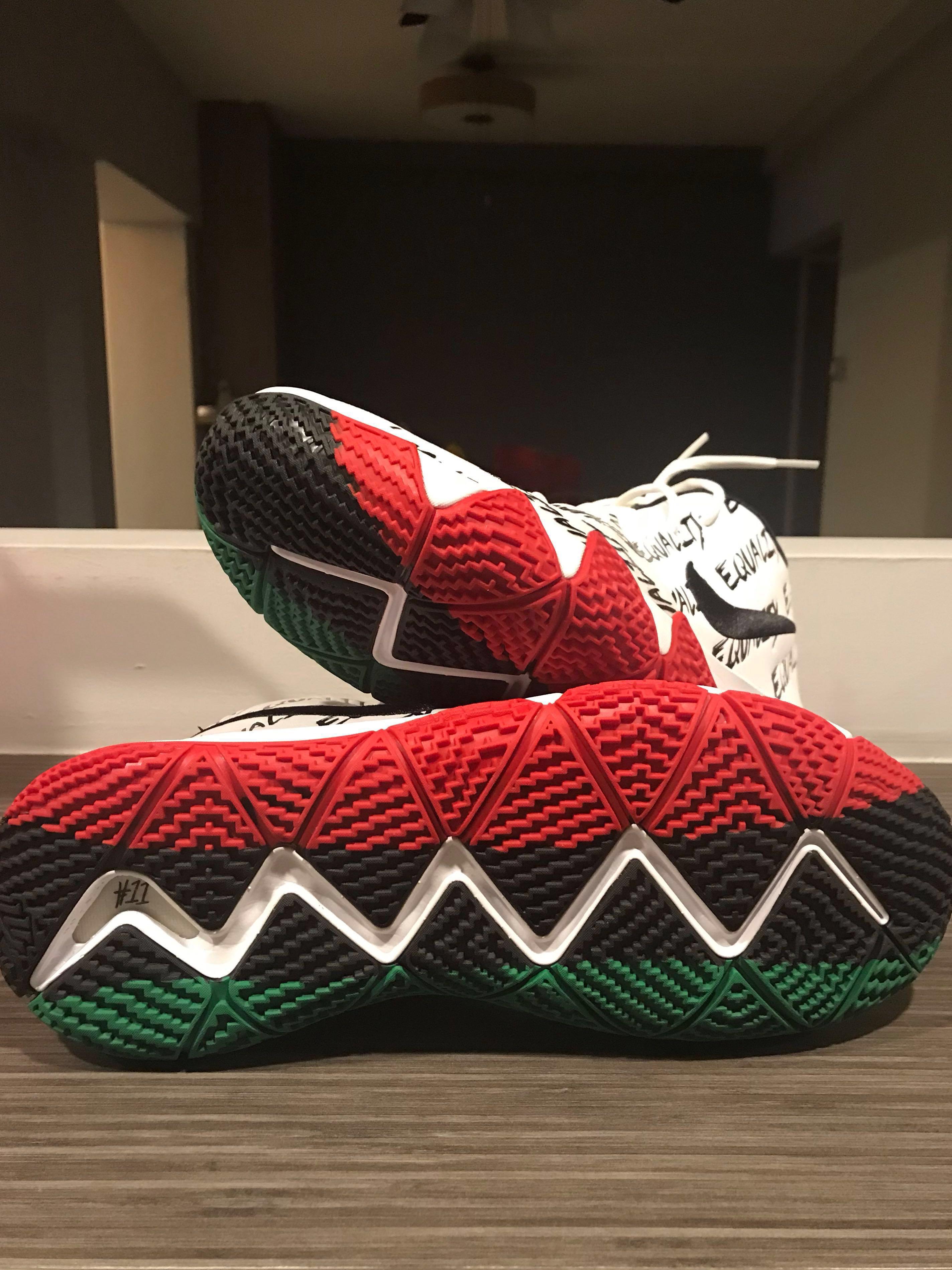 Kyrie 4 BHM Men s Fashion Activewear on Carousell