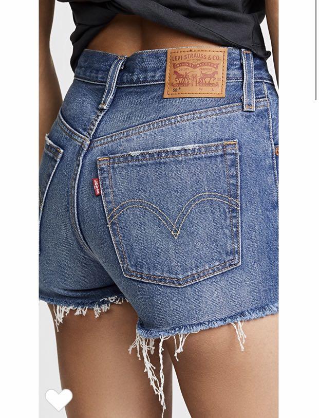 501 levis shorts high rise