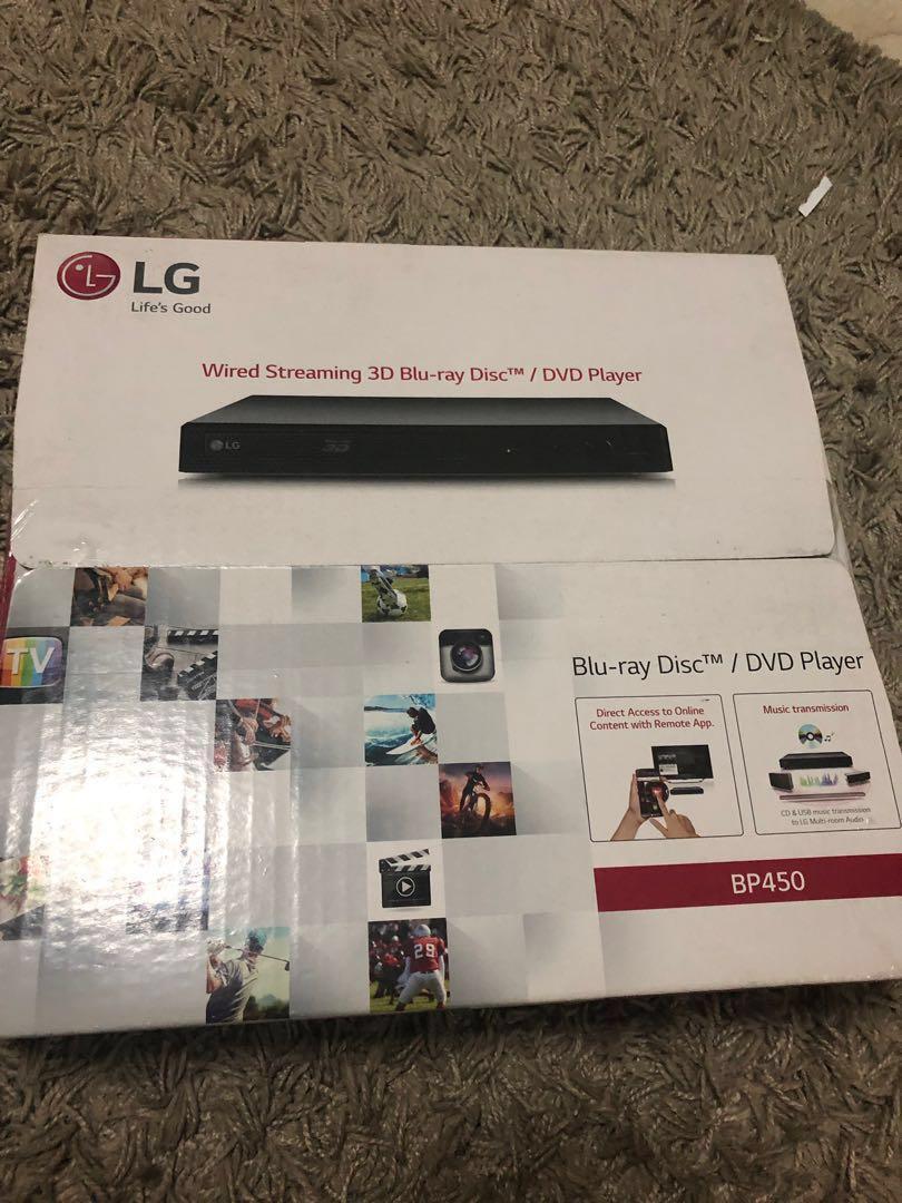Lg Bp450 3d Blu Ray Player Home Appliances Tvs Entertainment