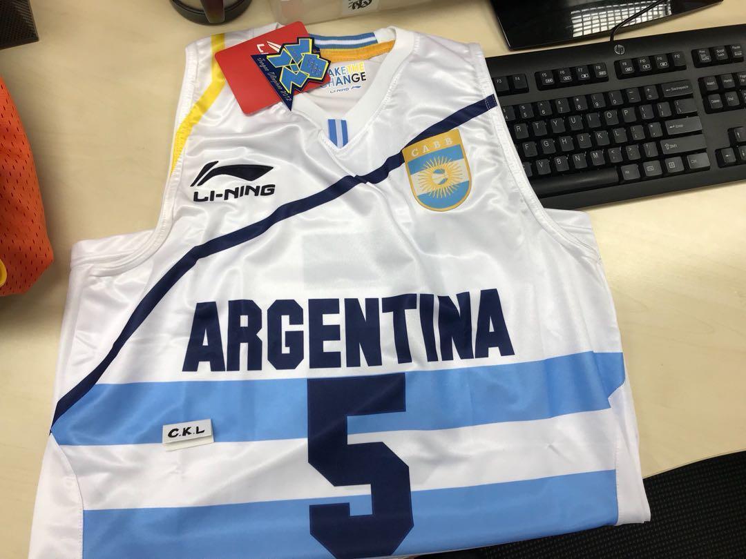 manu ginobili argentina jersey