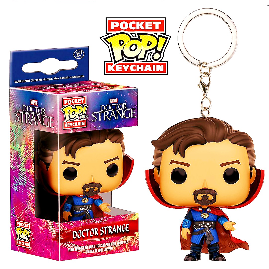 doctor strange pop keychain