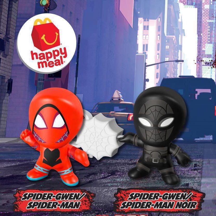 Mcdonalds spiderman happy meal top