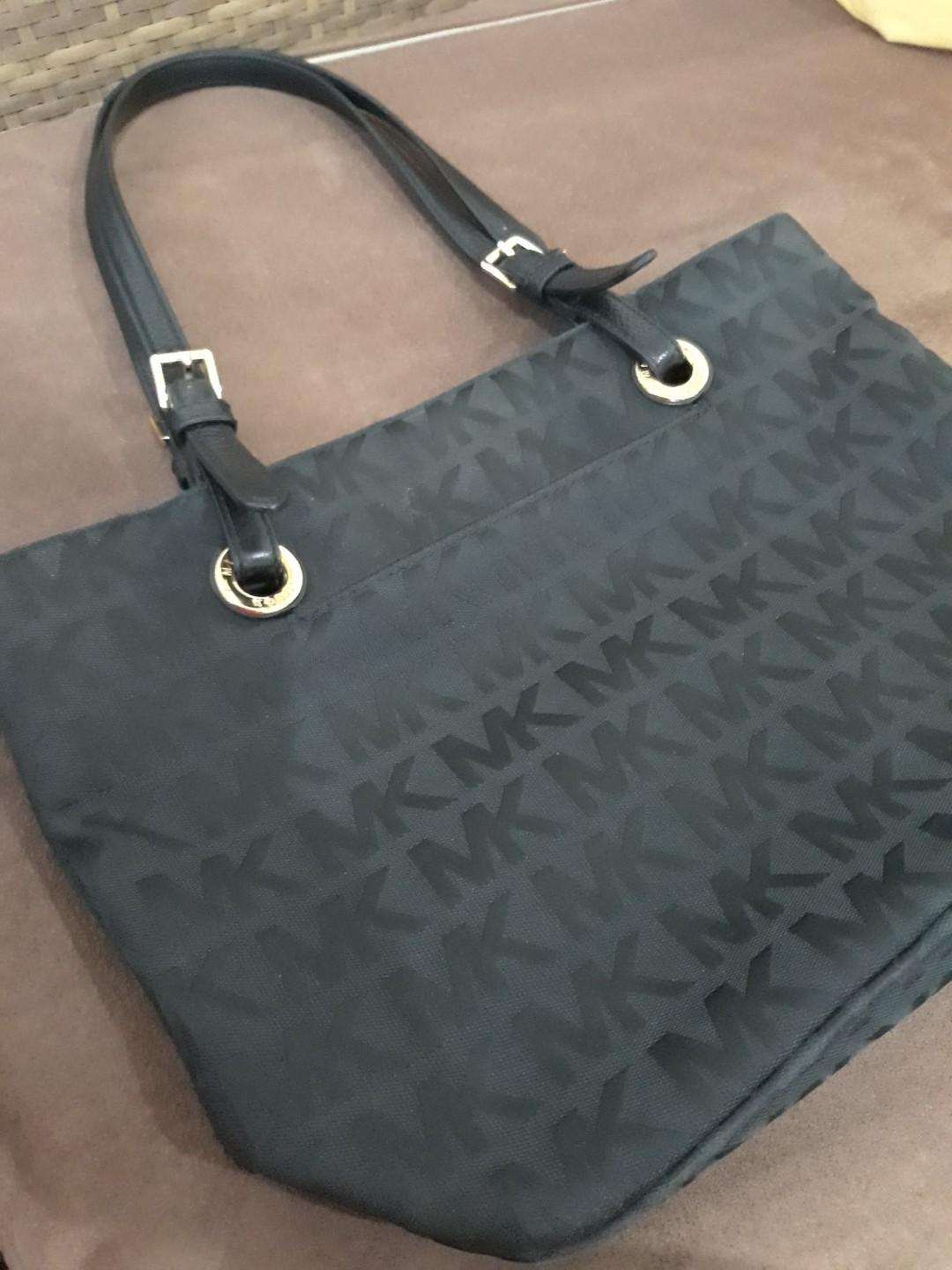 michael kors monogram tote bag