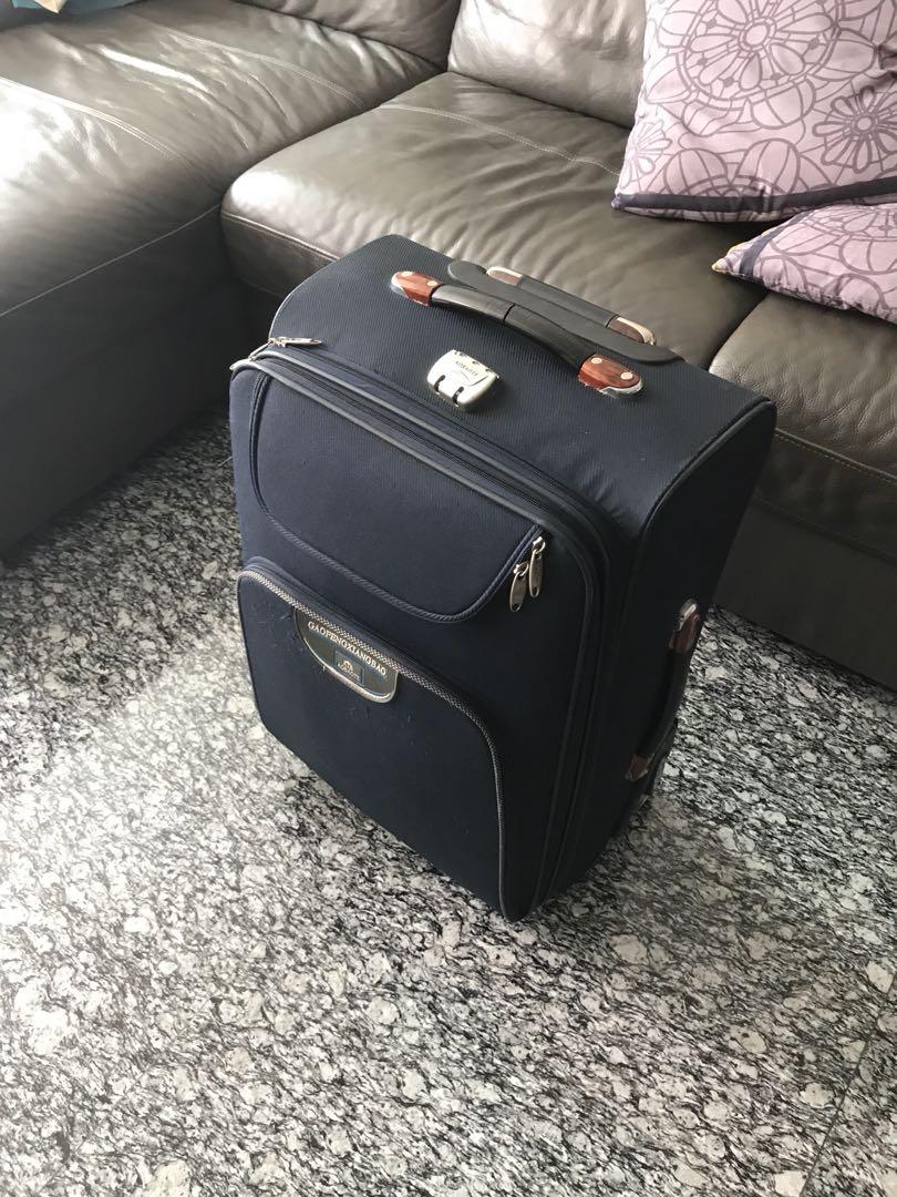 suitcase with strong wheels