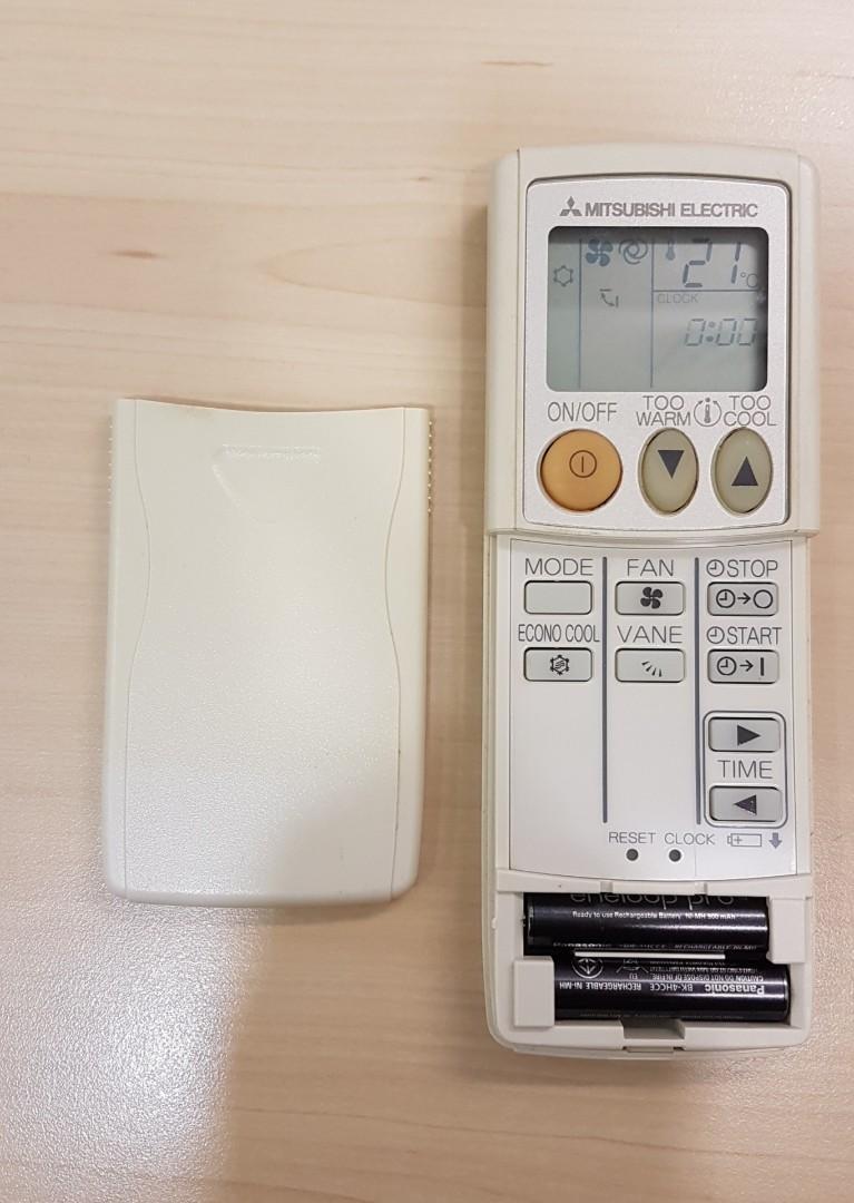 Mitsubishi Aircon Remote Control Home Appliances Cooling Air Care On Carousell