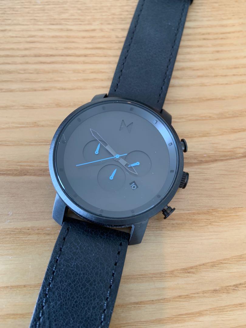 Chrono gunmetal tan top