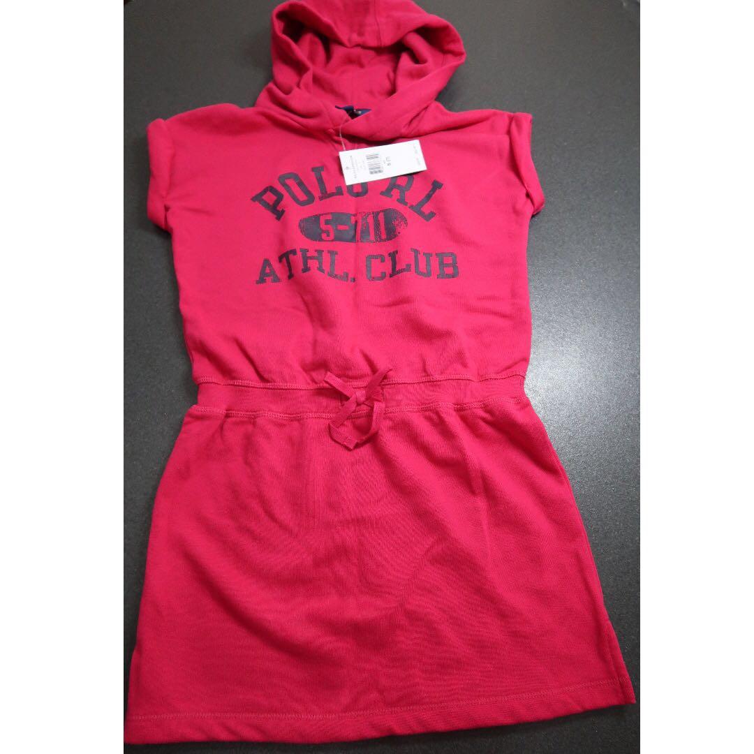 New with Tag Polo Ralph Lauren Hoodie Dress Babies Kids Babies Kids Fashion on Carousell
