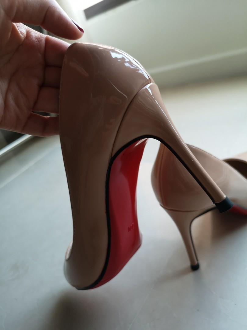red sole heels