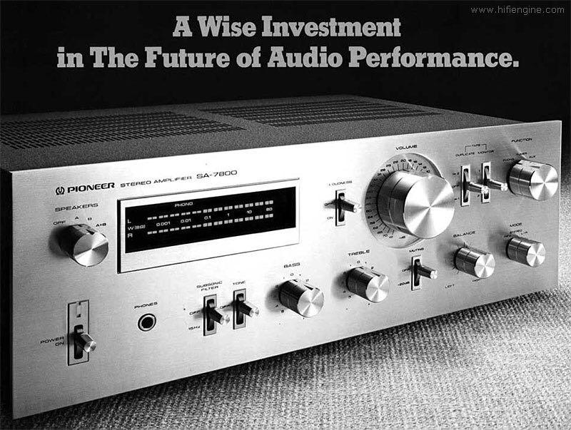 昭和レトロ♪　パイオニア TX-7800Ⅱ＆SA-7800Ⅱ Pioneer Audio Set TX-7800 Ⅱ & SA-7800Ⅱ Vintage Amp Fully