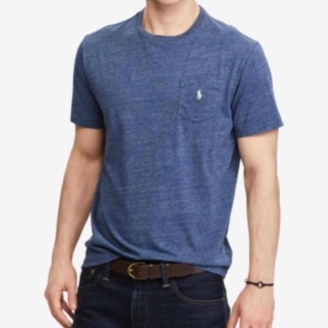 Polo Ralph Lauren Men S Classic Fit Crew Neck Pocket T Shirt Men S Fashion Clothes Tops On Carousell