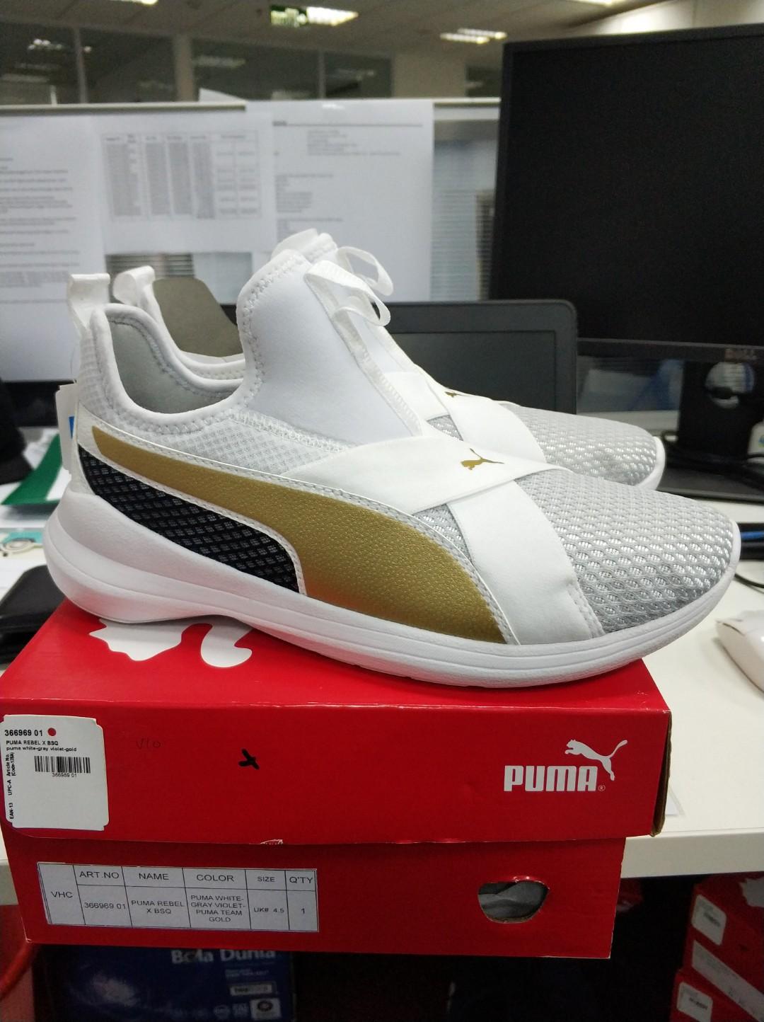 Puma Rebel X Bsq Zumba Size 37 5 Fit 38 Fesyen Wanita Sepatu Di Carousell