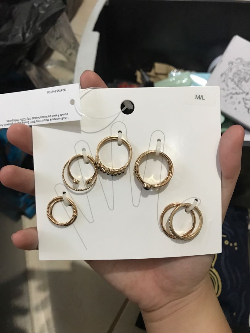 REPRICED H M Rings